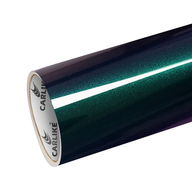 Super Chameleon Ambilight Green Purple Vinyl Wrapping Car