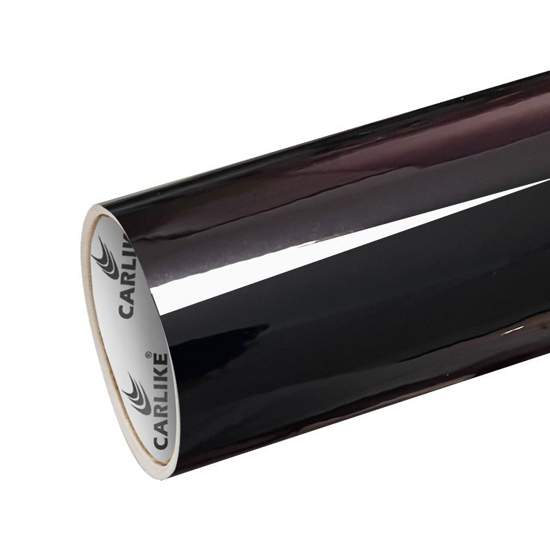 CARLIKE CL-CS-06 Super Chameleon Ambilight Madeira Red Black Vinyl - CARLIKE WRAP