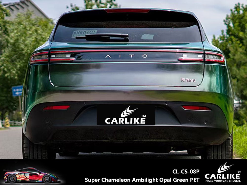 CARLIKE CL-CS-08P Super Chameleon Ambilight Opal Green Vinyl PET Liner - CARLIKE WRAP