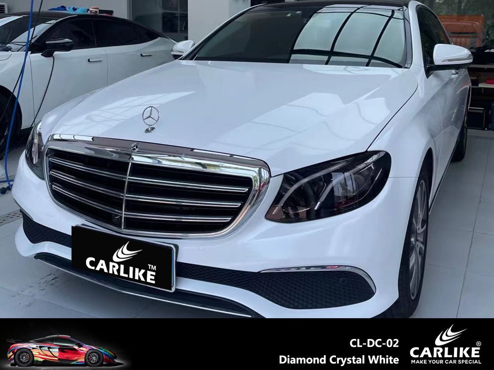 CARLIKE CL-DC-02 Diamond Crystal White Vinyl - CARLIKE WRAP