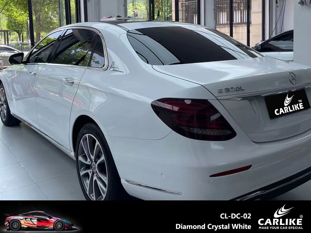 CARLIKE CL-DC-02 Diamond Crystal White Vinyl - CARLIKE WRAP