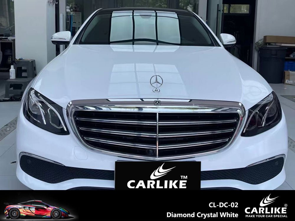 CARLIKE CL-DC-02 Diamond Crystal White Vinyl - CARLIKE WRAP