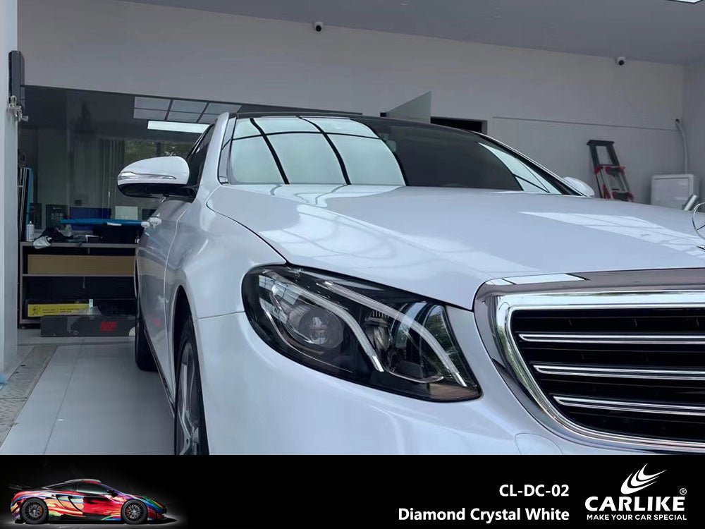 CARLIKE CL-DC-02 Diamond Crystal White Vinyl - CARLIKE WRAP