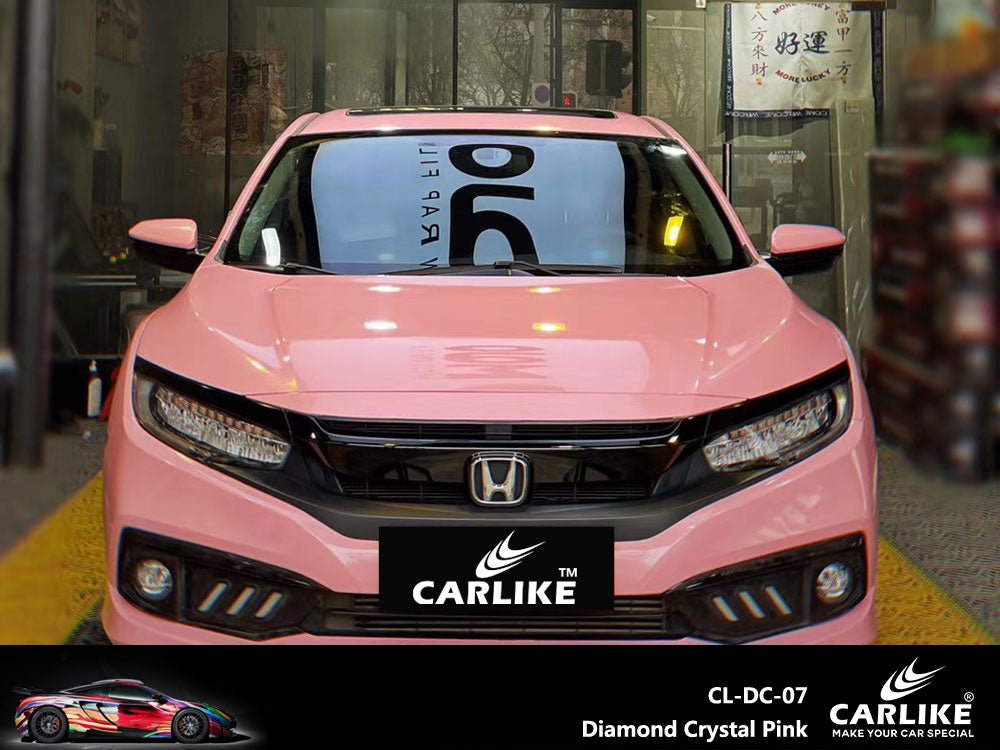 CARLIKE CL-DC-07 Diamond Crystal Pink Vinyl - CARLIKE WRAP