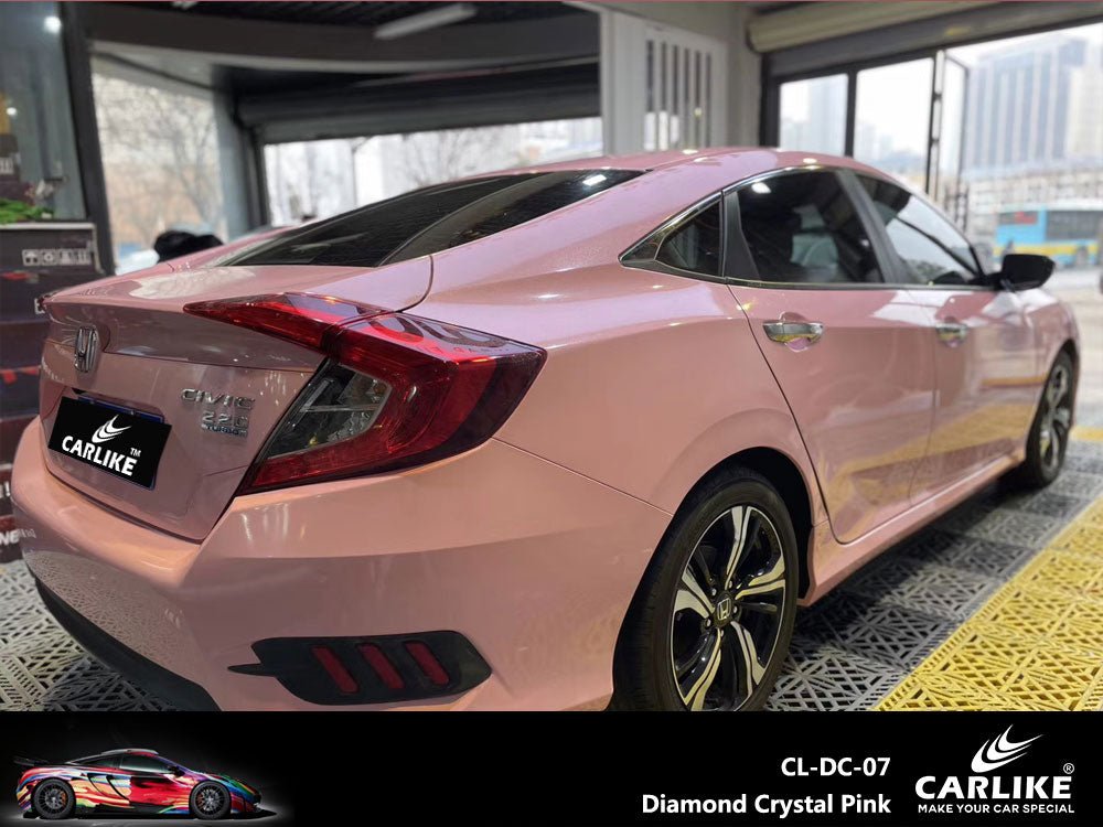 CARLIKE CL-DC-07 Diamond Crystal Pink Vinyl - CARLIKE WRAP