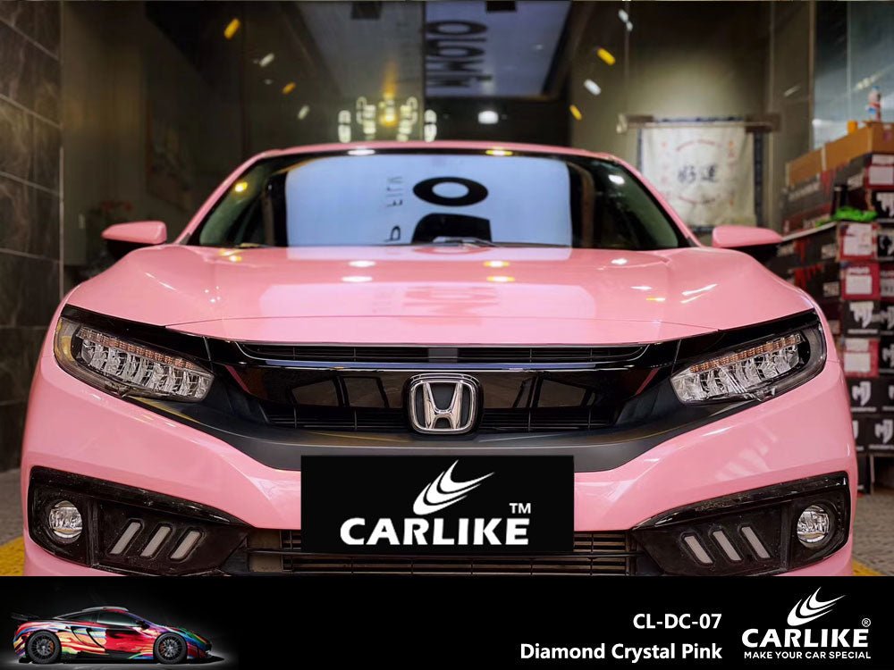 CARLIKE CL-DC-07 Diamond Crystal Pink Vinyl - CARLIKE WRAP