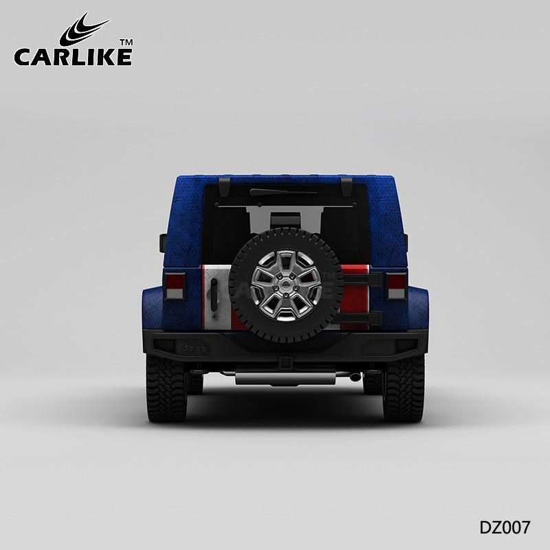 CARLIKE CL-DZ007 Pattern Captain America High-precision Printing Customized Car Vinyl Wrap - CARLIKE WRAP