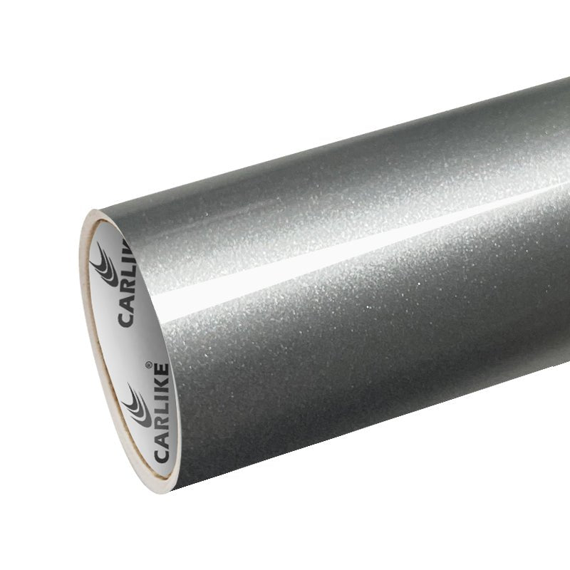 CARLIKE CL-EG-04P Electro Metallic Gloss Silver Vinyl (PET Air Release Paper) - CARLIKE WRAP