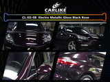CARLIKE CL-EG-08P Electro Metallic Gloss Black Rose Vinyl PET Liner - CARLIKE WRAP
