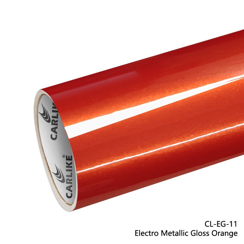 CARLIKE CL-EG-11 Electro Metallic Gloss Orange Vinyl - CARLIKE WRAP