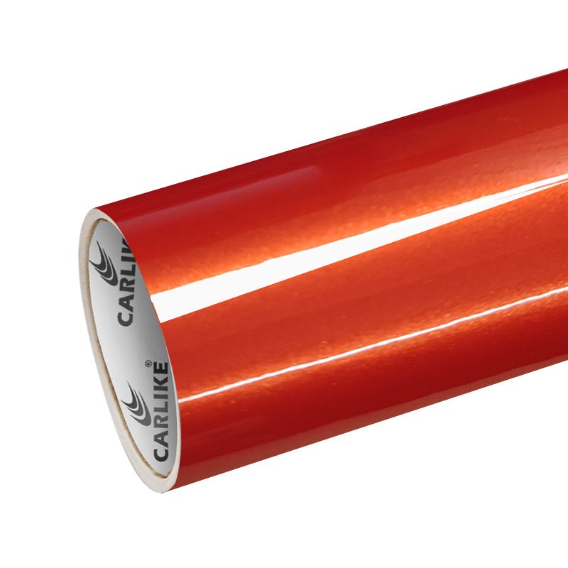 CARLIKE CL-EG-11 Electro Metallic Gloss Orange Vinyl - CARLIKE WRAP