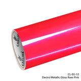 CARLIKE CL-EG-12 Electro Metallic Gloss Roes Pink Vinyl - CARLIKE WRAP