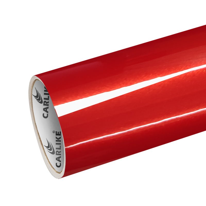 CARLIKE CL-EG-13 Electro Metallic Gloss Fire Red Vinyl - CARLIKE WRAP