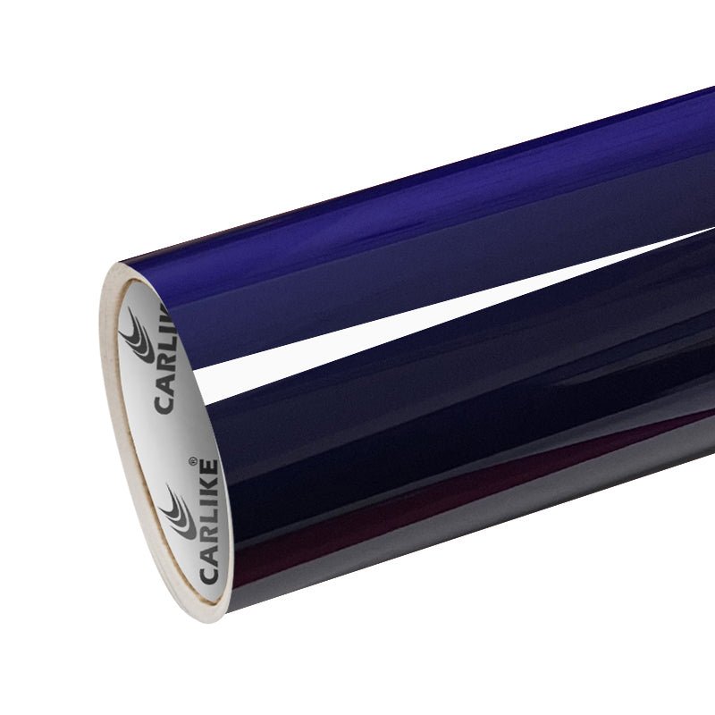 CARLIKE CL-EG-14P Electro Metallic Gloss Blueberry Vinyl PET Liner - CARLIKE WRAP