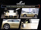 CARLIKE CL-EG-15P Electro Metallic Gloss Champagne Gold Vinyl PET Liner - CARLIKE WRAP