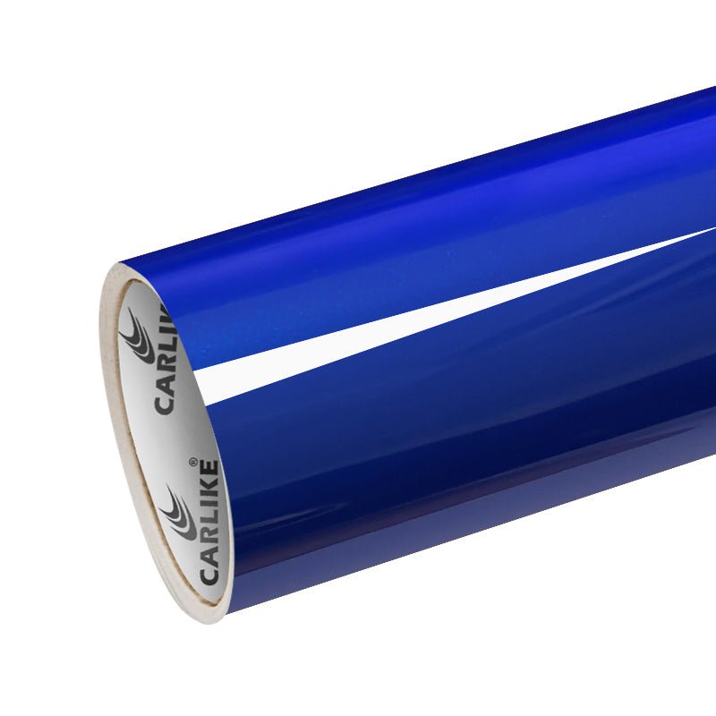CARLIKE CL-EG-25P Electro Metallic Gloss Sapphire Blue Vinyl PET Liner - CARLIKE WRAP