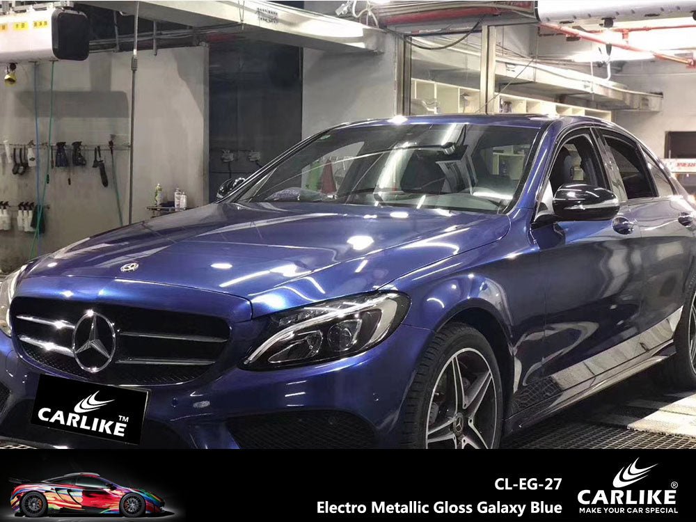 CARLIKE CL-EG-27 Electro Metallic Gloss Galaxy Blue Vinyl - CARLIKE WRAP