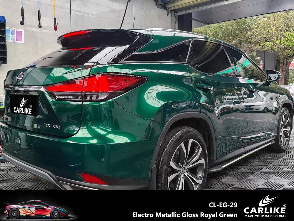 CARLIKE CL-EG-29 Electro Metallic Gloss Royal Green Vinyl - CARLIKE WRAP