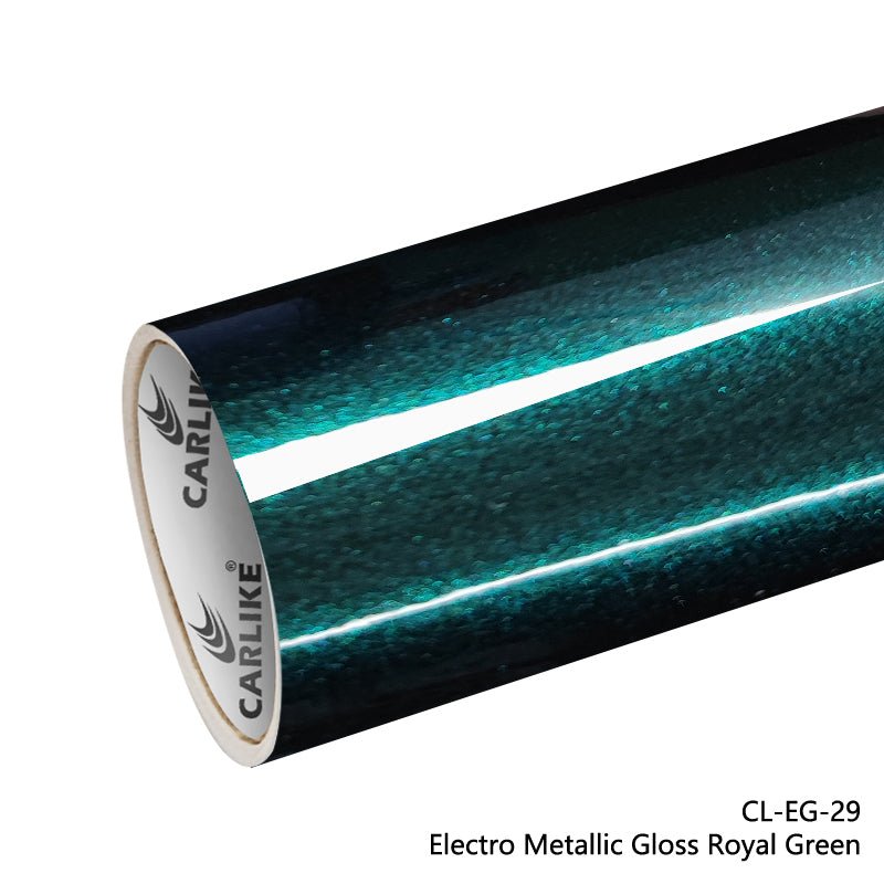 CARLIKE CL-EG-29 Electro Metallic Gloss Royal Green Vinyl - CARLIKE WRAP
