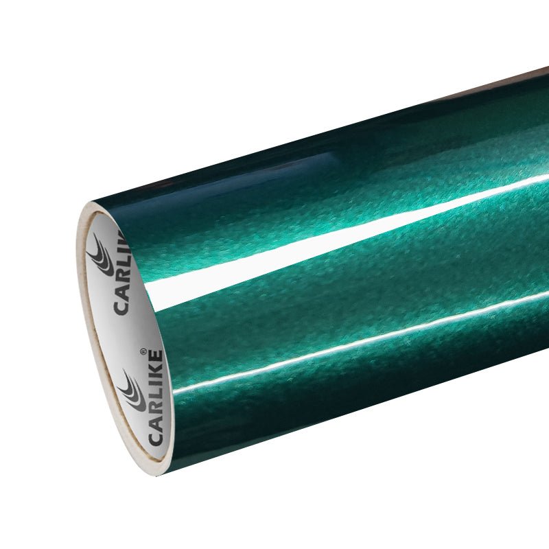 Electro Metallic Gloss Emerald Green Vinyl Wrapping