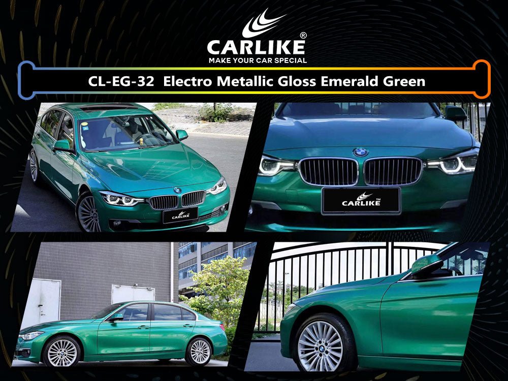 Electro Metallic Satin Emerald Green Vinyl Wrap Car Sticker – CARLIKE WRAP