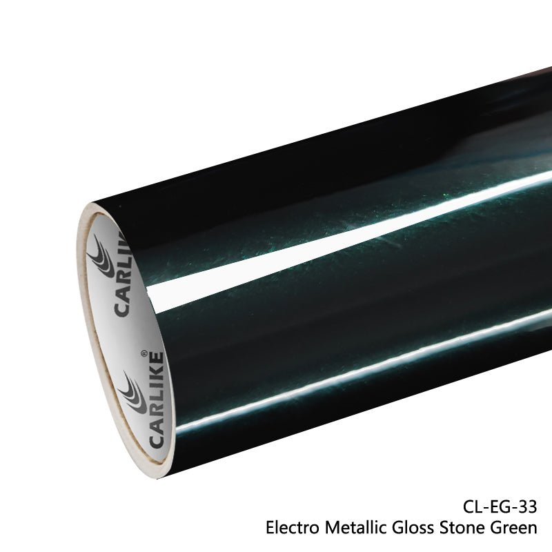 CARLIKE CL-EG-33 Electro Metallic Gloss Stone Green Vinyl - CARLIKE WRAP