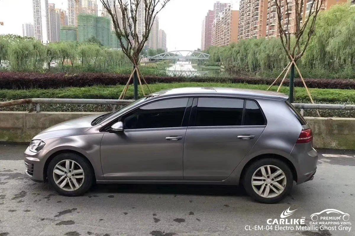 CARLIKE CL-EM-04 Matte Electro Metallic Ghost Grey Vinyl - CARLIKE WRAP