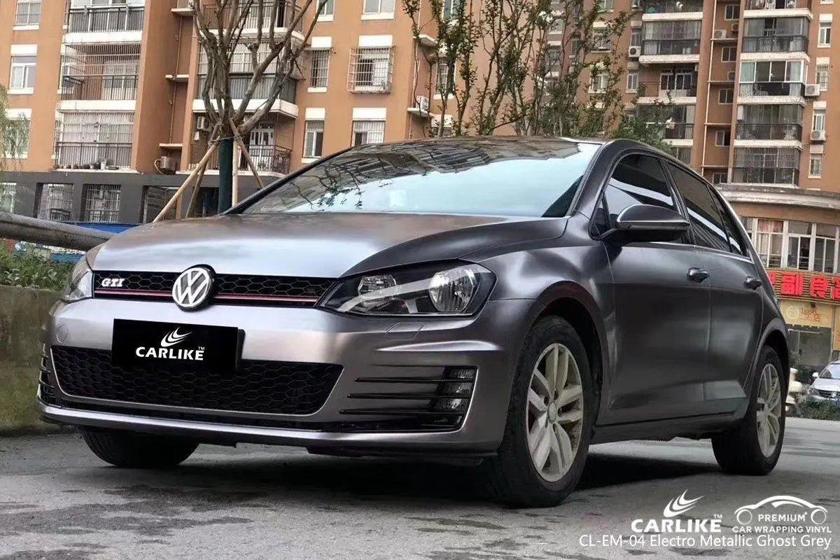 CARLIKE CL-EM-04 Matte Electro Metallic Ghost Grey Vinyl - CARLIKE WRAP