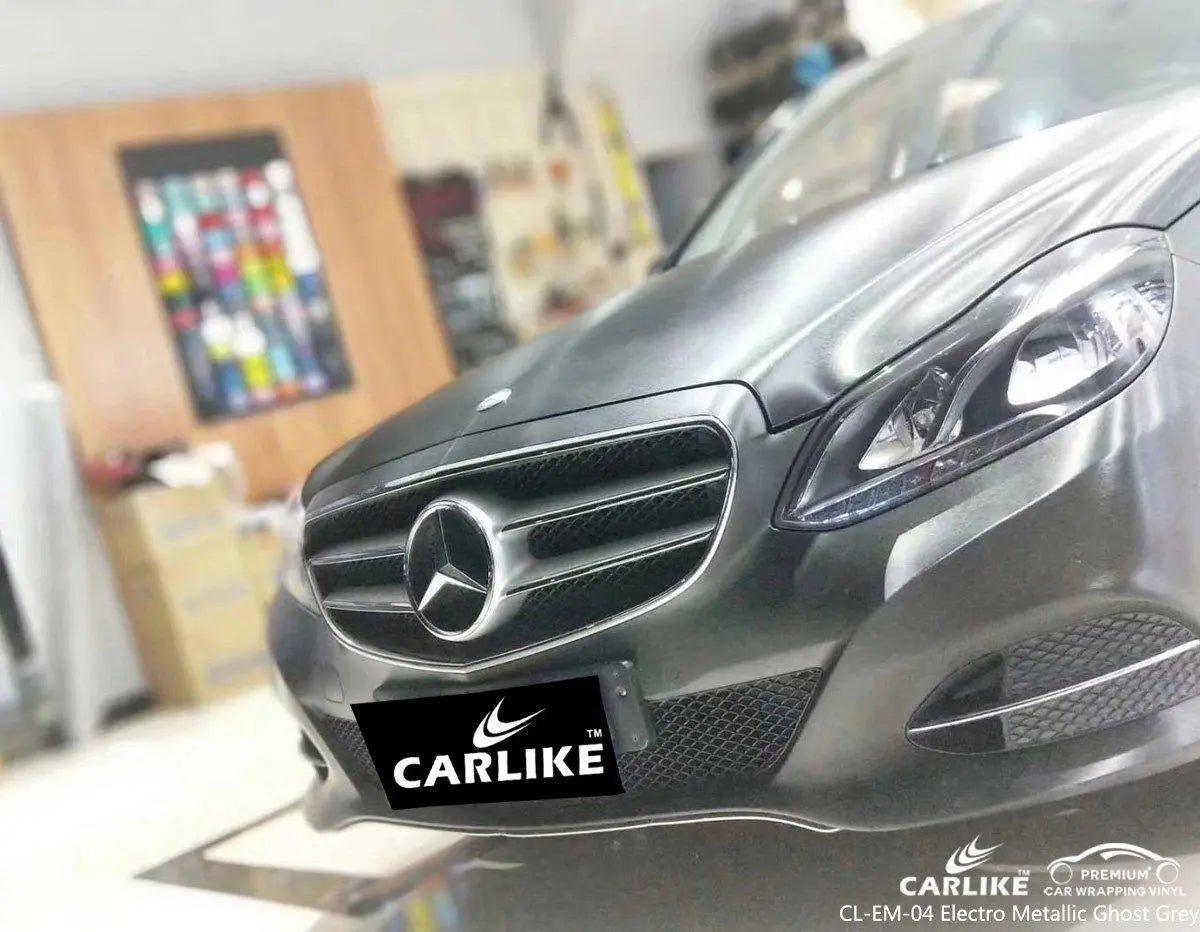 CARLIKE CL-EM-04 Matte Electro Metallic Ghost Grey Vinyl CARLIKE Car Wrapping Vinyl