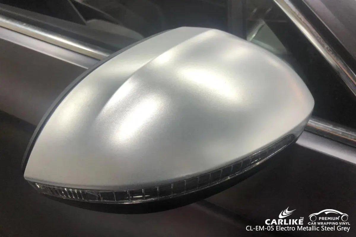 CARLIKE CL-EM-05 Matte Electro Metallic Steel Grey Vinyl - CARLIKE WRAP