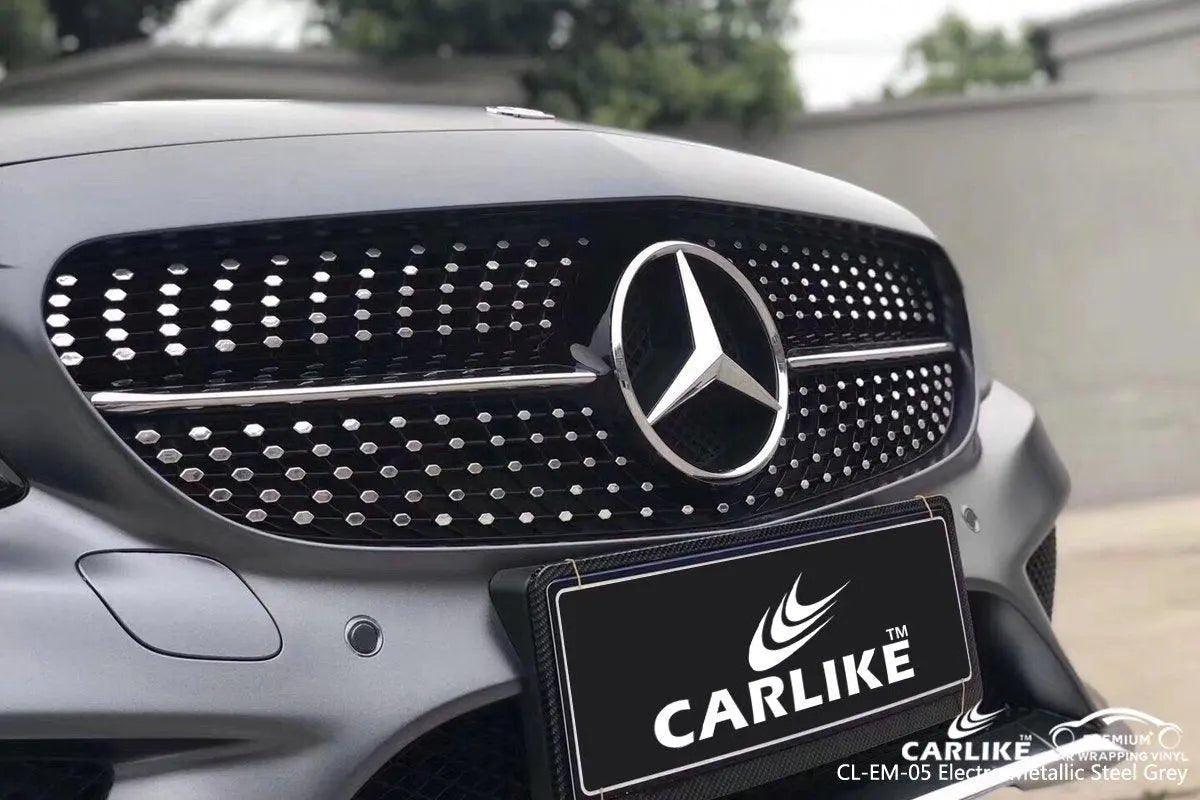 CARLIKE CL-EM-05 Matte Electro Metallic Steel Grey Vinyl - CARLIKE WRAP