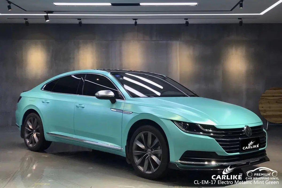 CARLIKE CL-EM-17 Matte Electro Metallic Mint Green Vinyl - CARLIKE WRAP
