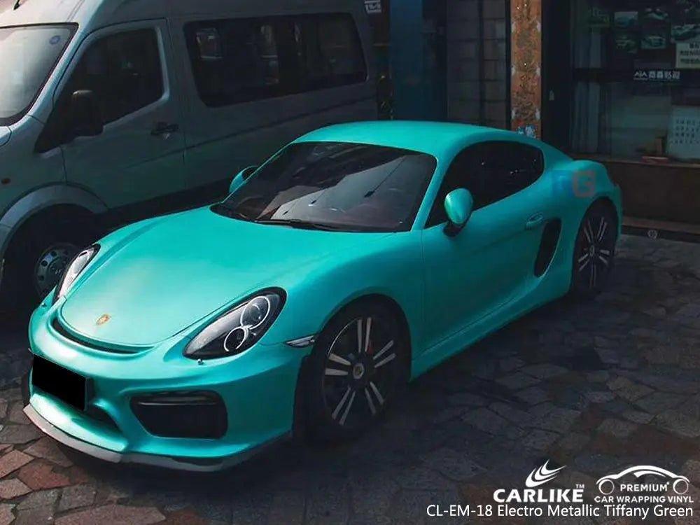 CARLIKE CL-EM-18 Matte Electro Metallic Tiffany Green Vinyl - CARLIKE WRAP