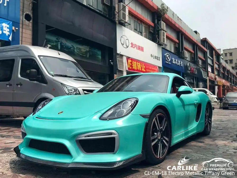 CARLIKE CL-EM-18 Matte Electro Metallic Tiffany Green Vinyl - CARLIKE WRAP