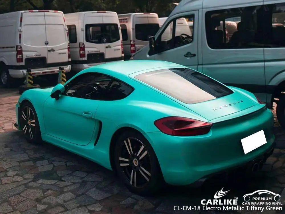 CARLIKE CL-EM-18 Matte Electro Metallic Tiffany Green Vinyl - CARLIKE WRAP