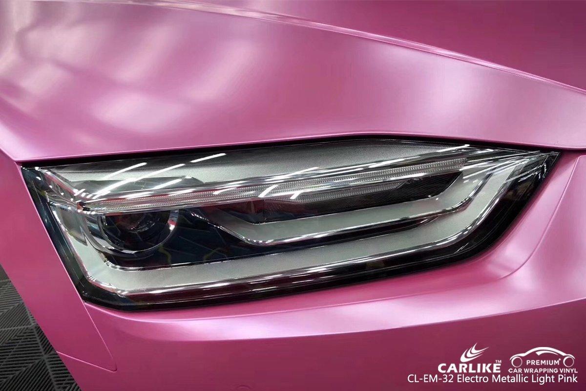 CARLIKE CL-EM-32 Matte Electro Metallic Light Pink Vinyl - CARLIKE WRAP