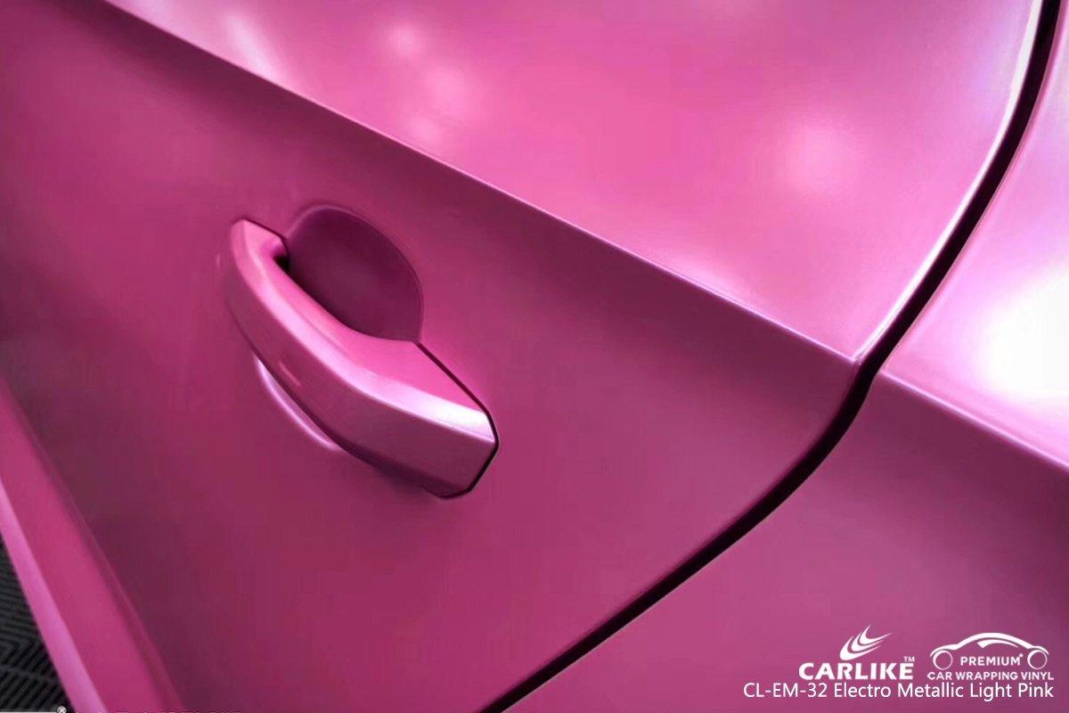 CARLIKE CL-EM-32 Matte Electro Metallic Light Pink Vinyl - CARLIKE WRAP