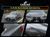 CARLIKE CL-ES-08 Electro Metallic Satin Steel Grey Vinyl - CARLIKE WRAP