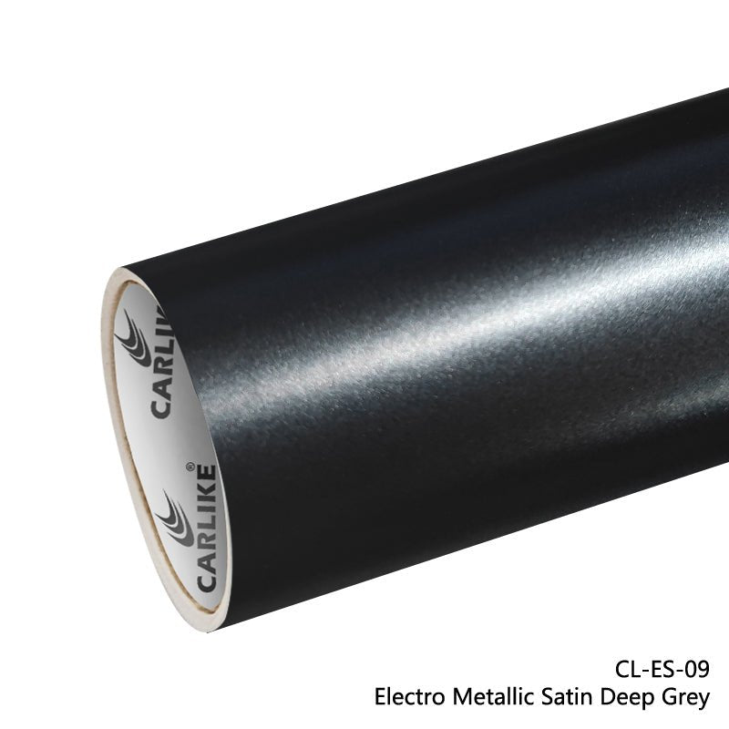 CARLIKE CL-ES-09 Electro Metallic Satin Deep Grey Vinyl - CARLIKE WRAP