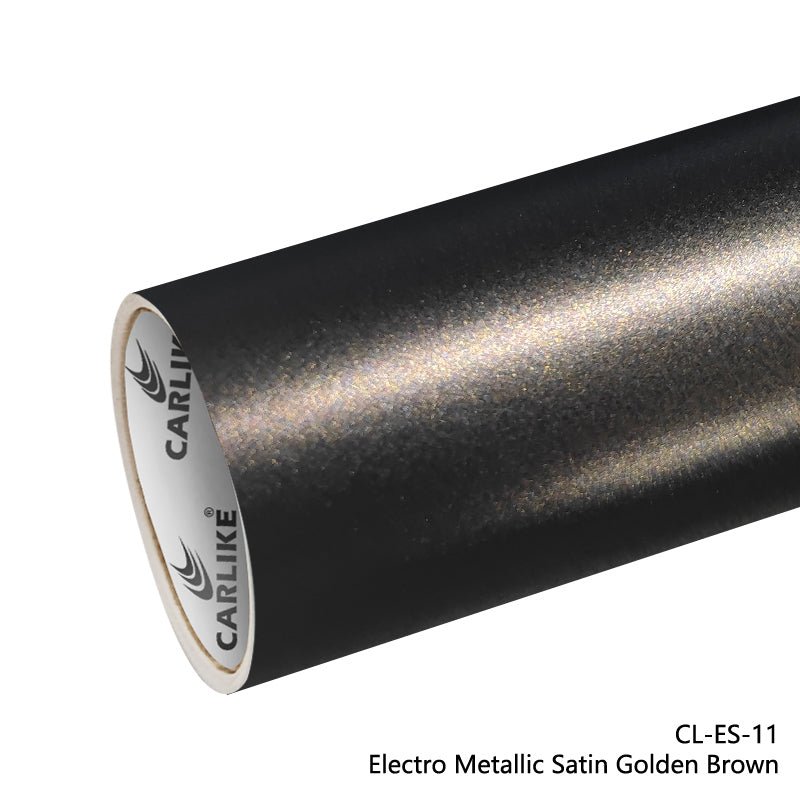 CARLIKE CL-ES-11 Electro Metallic Satin Golden Brown Vinyl - CARLIKE WRAP