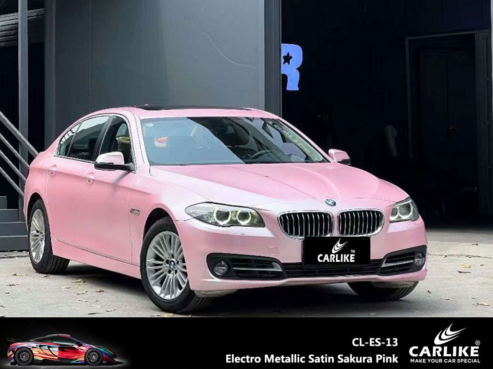 CARLIKE CL-ES-13 Electro Metallic Satin Sakura Pink Vinyl - CARLIKE WRAP