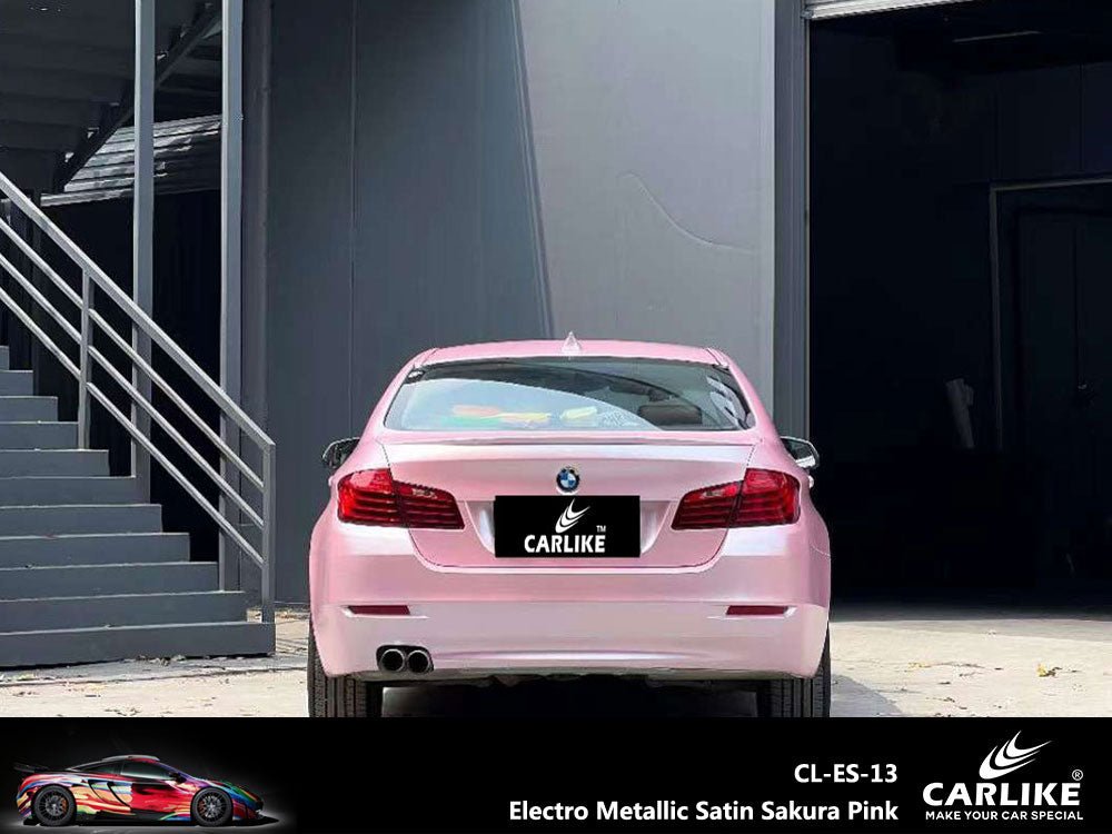 CARLIKE CL-ES-13 Electro Metallic Satin Sakura Pink Vinyl - CARLIKE WRAP