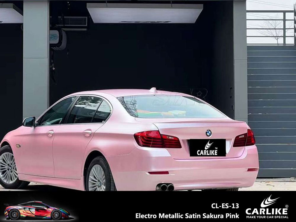 CARLIKE CL-ES-13 Electro Metallic Satin Sakura Pink Vinyl - CARLIKE WRAP