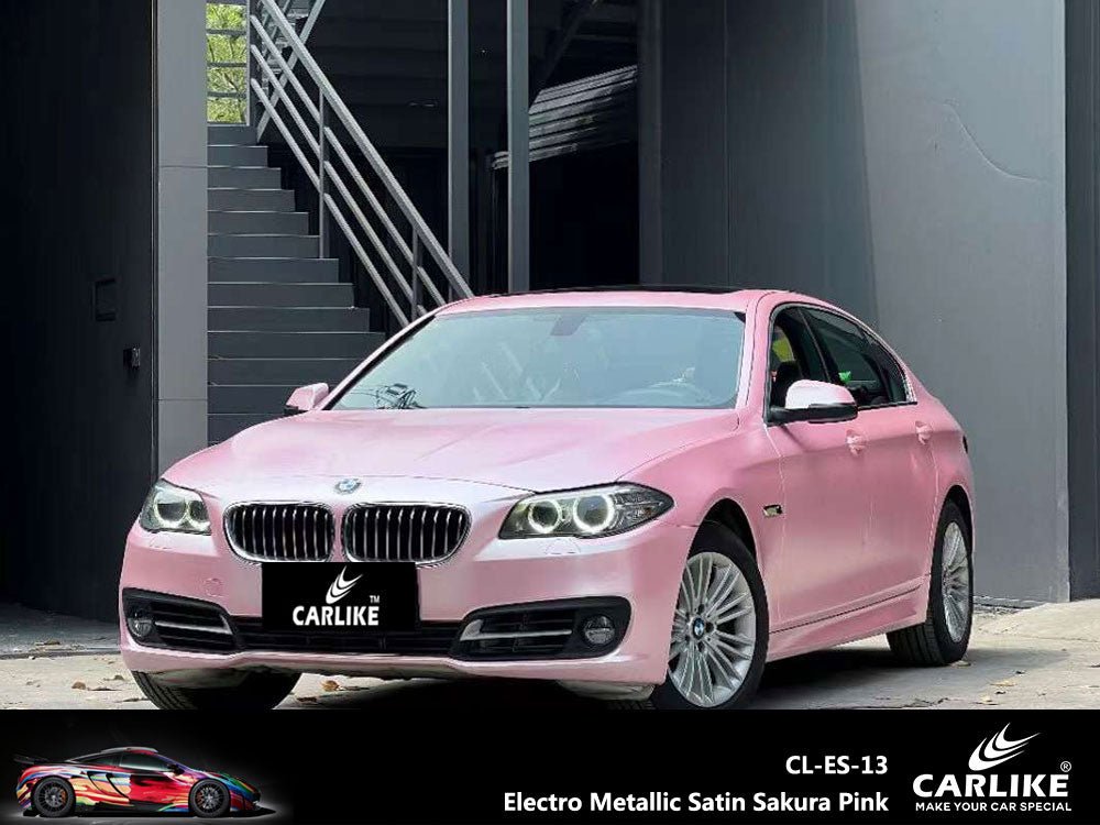 CARLIKE CL-ES-13 Electro Metallic Satin Sakura Pink Vinyl - CARLIKE WRAP