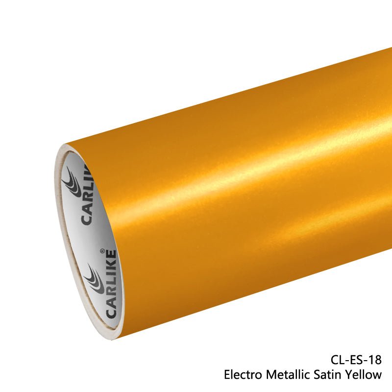 CARLIKE CL-ES-18 Electro Metallic Satin Yellow Vinyl - CARLIKE WRAP