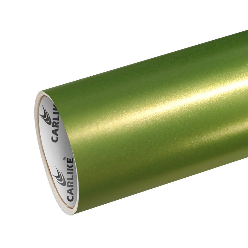 CARLIKE CL-ES-20 Electro Metallic Satin Lemon Green Vinyl - CARLIKE WRAP