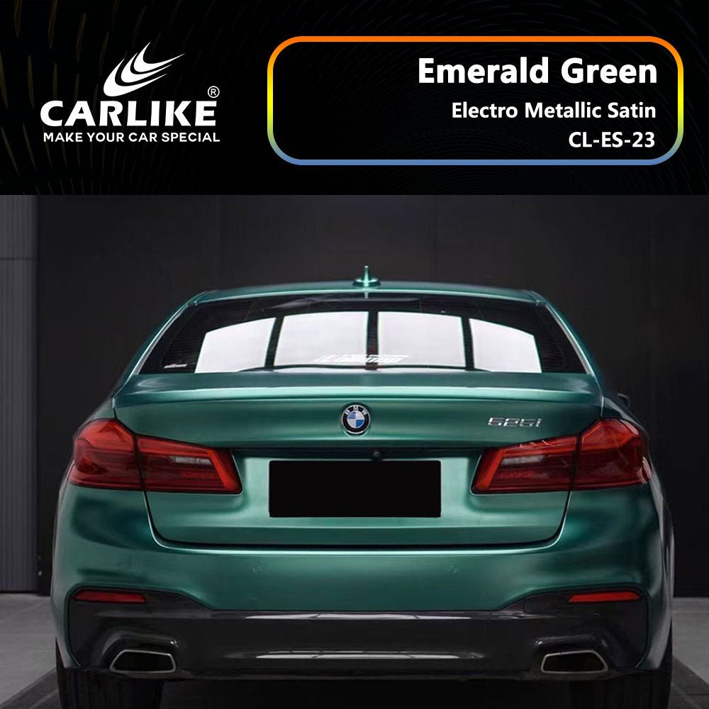 CARLIKE CL-ES-23 Electro Metallic Satin Emerald Green Vinyl - CARLIKE WRAP