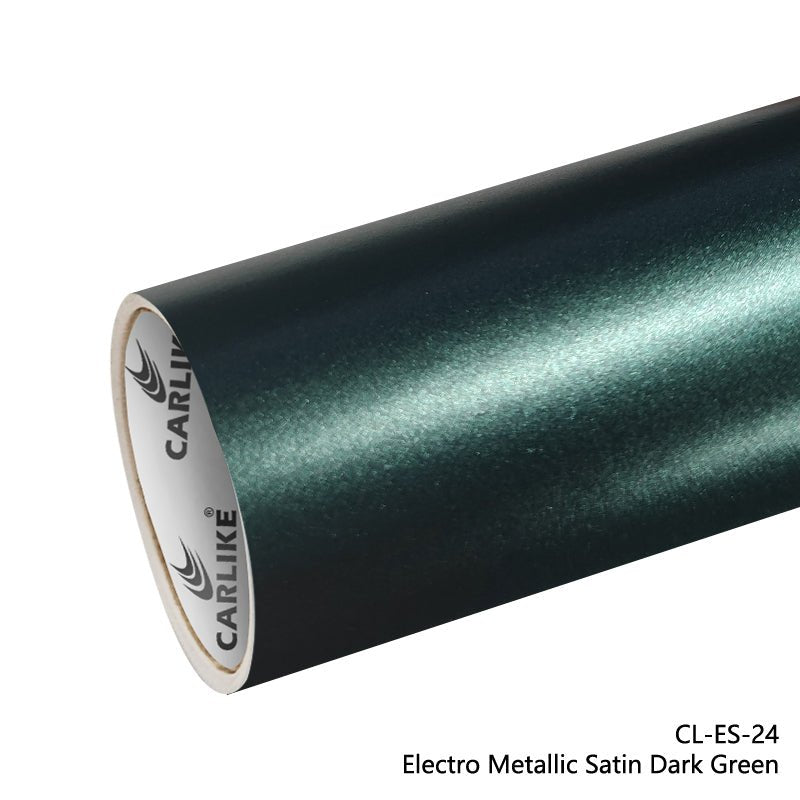 CARLIKE CL-ES-24 Electro Metallic Satin Dark Green Vinyl - CARLIKE WRAP