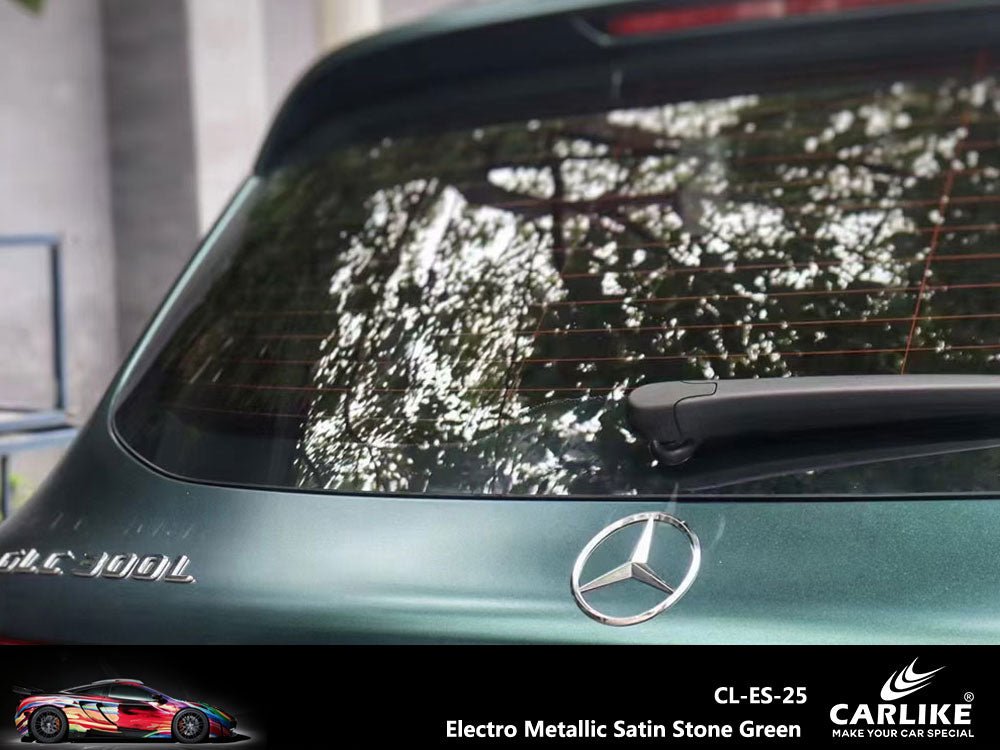 CARLIKE CL-ES-25 Electro Metallic Satin Stone Green Vinyl - CARLIKE WRAP