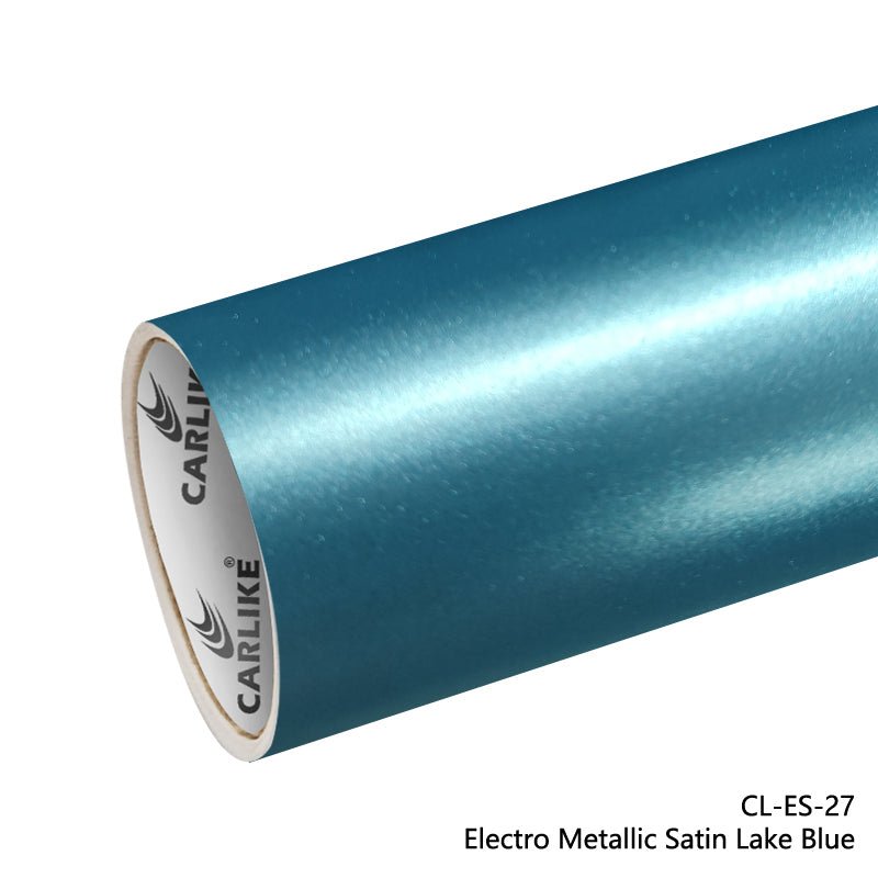 CARLIKE CL-ES-27 Electro Metallic Satin Lake Blue Vinyl - CARLIKE WRAP
